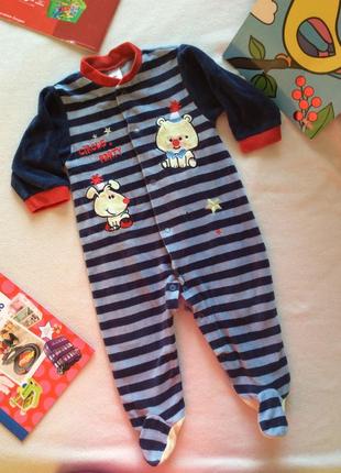 Комбинезон человечек махровый, c&a