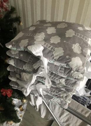 Бортики /подушки на детскую кроватку