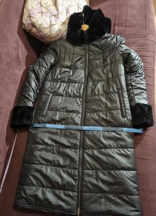 Шуба черная эко мех, искусственная, пальто зимнее женское9 фото