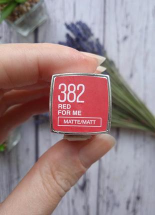 Помада для губ maybelline new york color sensational тон 382.