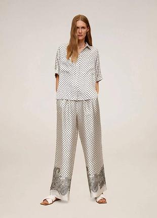 Костюм у піжамному стилі mango