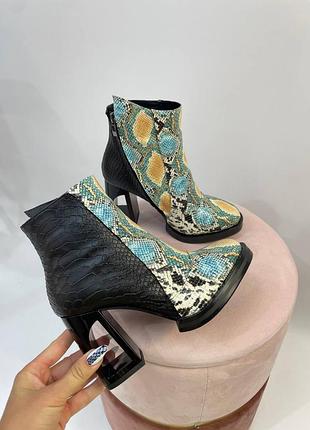 Шикарные ботинки с эксклюзивной кожи цвет на выбор