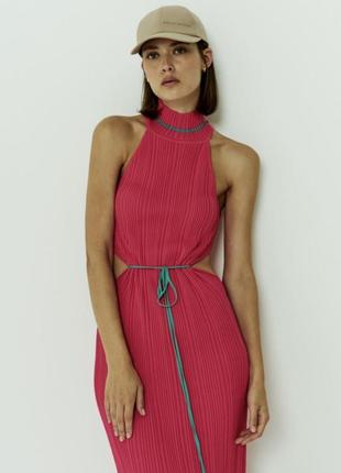 Цум x t moska, короткое розовое платье, дизайнерское платье2 фото