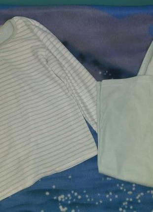 Теплая флисовая пижама