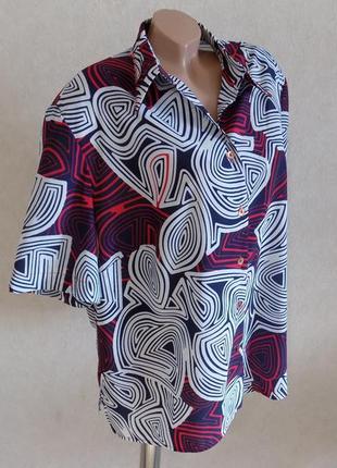 Блузка красивая с коротким рукавом фирменная setterlady , размер 52-562 фото