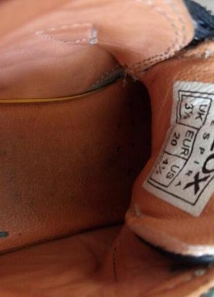Форменные полусапожки на липучке ботинки 20 размер кожа geox3 фото