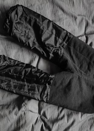 Теплые зимние деми демисезонные штаны на флисе непромокаемые термо6 фото