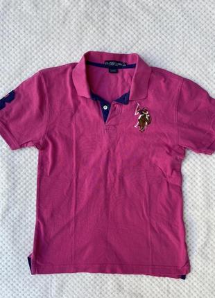 Классическое поло us. polo assn  линейка multi color big logo polo shirt2 фото