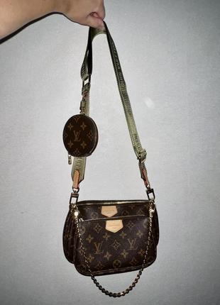 Продам сумку 3 в 1 коричневая модная  сумочка кроссбоди2 фото