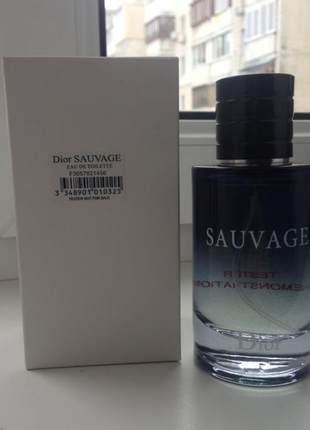 Dior sauvage edt тестер 100 ml