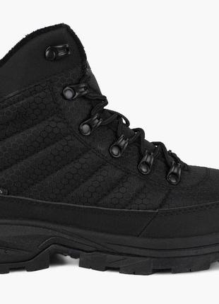 Черевики чоловічі зимові чорні штучна шкіра китай restime - розмір 43 (27,7 см)