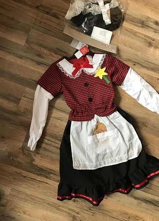 Карнавальный костюм валлийская девушка 7-8 лет