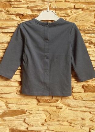 Реглан/распашонка/футболка kiabi (франция) на 9 месяцев (размер 69-72)4 фото