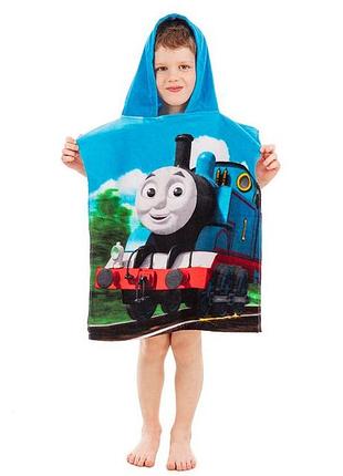 Детское пляжное полотенце паровозик томас 2-6 лет