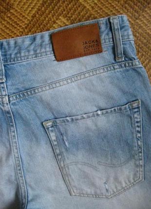 Блакитні джинси jack & jones ☕ 34w/30l - наш 50р2 фото