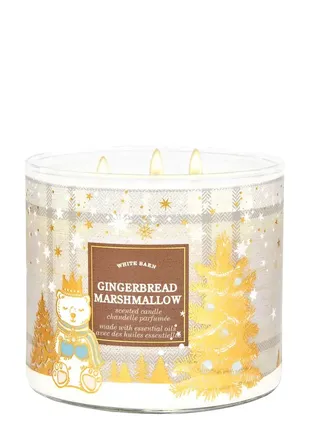 Ароматична свічка bath and body works - gingerbread marshmallow