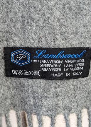 Lambswool италия шарф4 фото