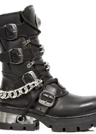 New rock itali negro nomada negro planing negro чоботи черевики шкіра жіночі чоловічі нью рок1 фото