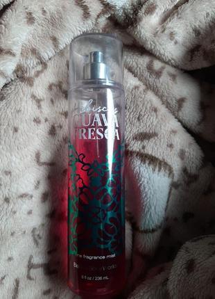 Спрей для тіла hibiscus guava fresca від bath&body works