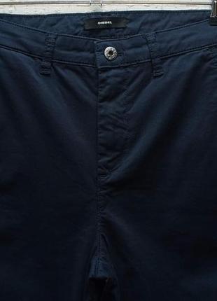 Жіночі штани diesel темно-синього кольору,4 фото