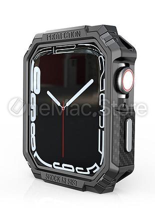 Захисний чохол iwatchu для apple watch 40 mm (чорний карбон)