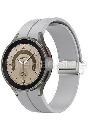 Ремінець для samsung galaxy watch 3 5 pro (сірий/grey)