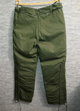 Винтажные утепленные военные штаны scovill army trousers6 фото
