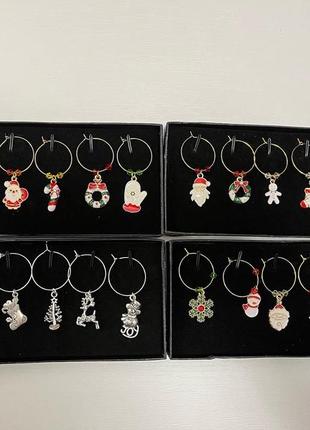 Маркери для бокалів, glass charms