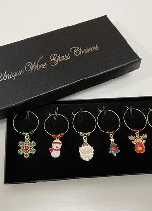 Маркери для бокалів, glass charms