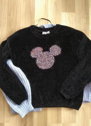 Свитер из  синели disney 🖤🔥 2