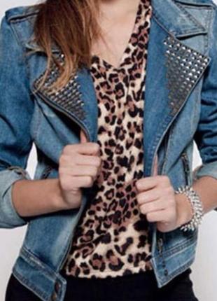 Джинсовка zara куртка джинс косуха