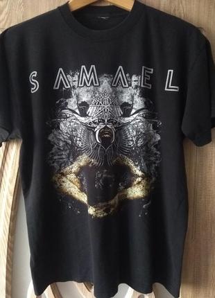 Футболка samael " above " альбом 2009 , " выше " , industrial, black metal