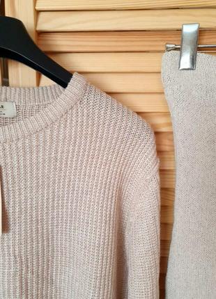 Бежевый джемпер  pull &bear  m-l-xl 8