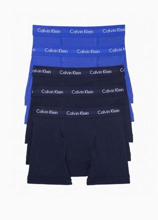 Набор мужских боксеров calvin klein, 5 шт😍 оригінал набор трусы боксеры труси боксери плавки3 фото