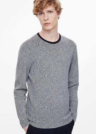 Кофта\джемпер cos printed cotton jumper