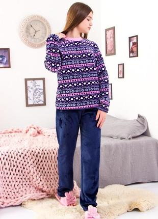 Пижама махровая подростковая, піжама махрова, плюшева підліткова2 фото