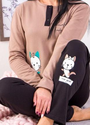 Утеплена стильна піжама