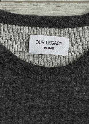 Світшот\толстовка our legacy wool great sweat4 фото