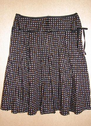 Красивая летняя юбка в горошек top shop