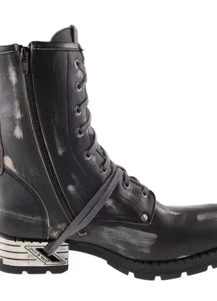 New rock motorosk negro vintage raspado черевики чоботи