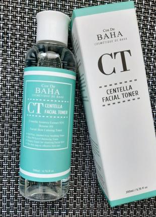 Cos de baha ct centella facial toner заспокійливий та відновлюючий тонер1 фото