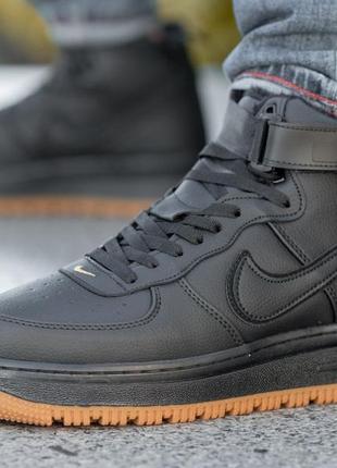 Кросівки чоловічі найк зимні Centre nike gore-tex high black, кроссовки зимние мужские найк