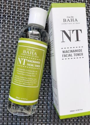 Cos de baha nt niacinamide facial toner тонер з ніацинамідом для проблемної шкіри1 фото