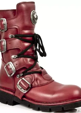 Черевики original new rock nature rojo planing чоботи жіночі чоловічі оригінал нью рок нью роки рокі