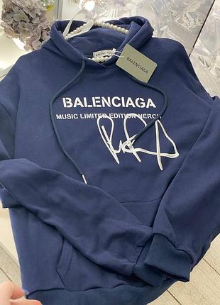 Худи женский balenciaga оверсайз 2