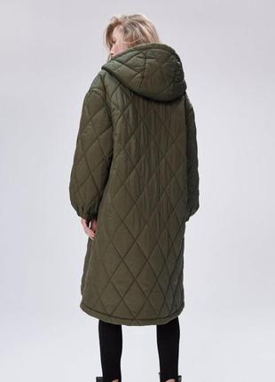 Стеганная куртка пальто zara4 фото