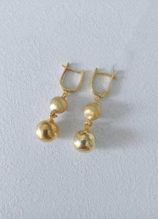 Серьги-шарики, серебро 925 пробы