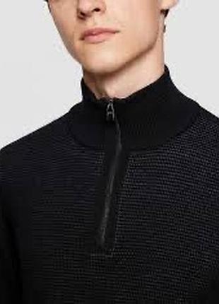 Hugo boss мужской добротный джемпер свитер шерстяной , натуральная шерсть шелк