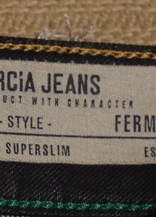 Стильные узкие черные фирменные джинсы garcia jeans италия 32/34 р.6 фото