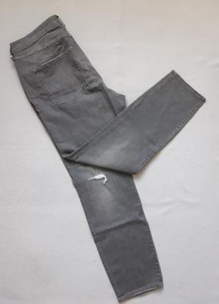 Крутые фирменные стрейчевые джинсы батал высокая посадка super skinni h&m7 фото